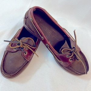 Dexter Brown Leather Loafer Slip Ons Size 7.5 Made in USA